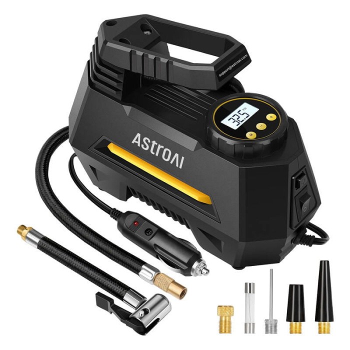 Przenośny kompresor 12V AstroAI CZK-3631 pompka 100PSI