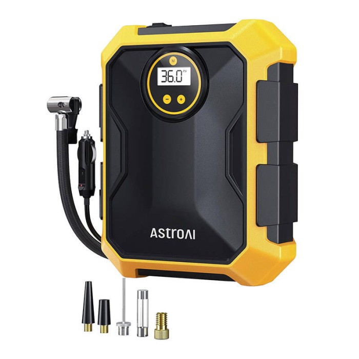 Przenośny kompresor 12V AstroAI CZK-3674 pompka 100PSI
