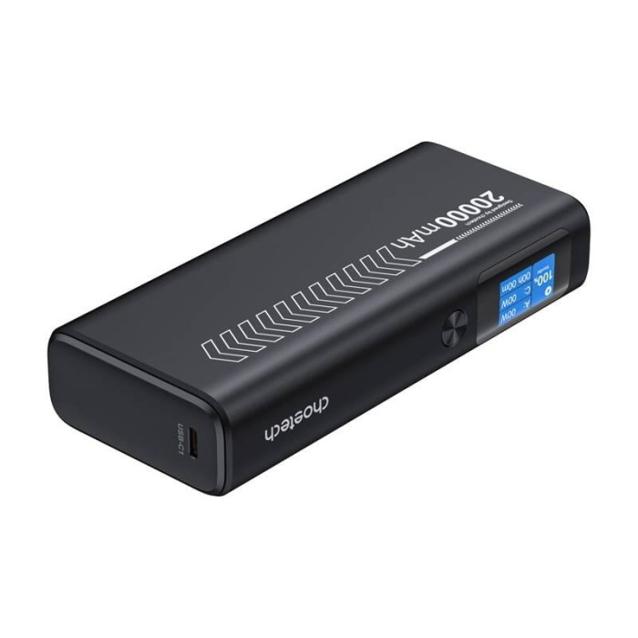 Power Bank Choetech B702 20000mAh PD100W 2C1A (szary)
