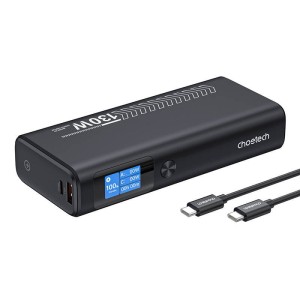 Power Bank Choetech B702 20000mAh PD100W 2C1A (szary)