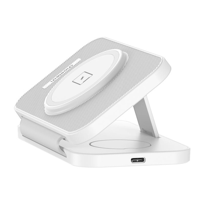 Ładowarka indukcyjna 3w1 Choetech T616-F (biała)