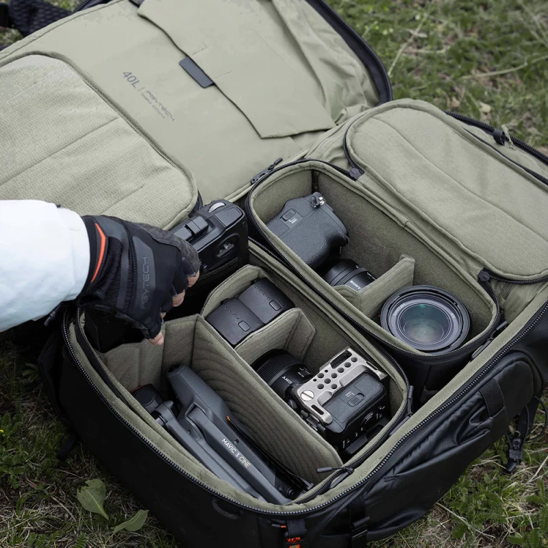 PGYTECH OnePro Flex 40L (czarny) + organizer M_3.webp