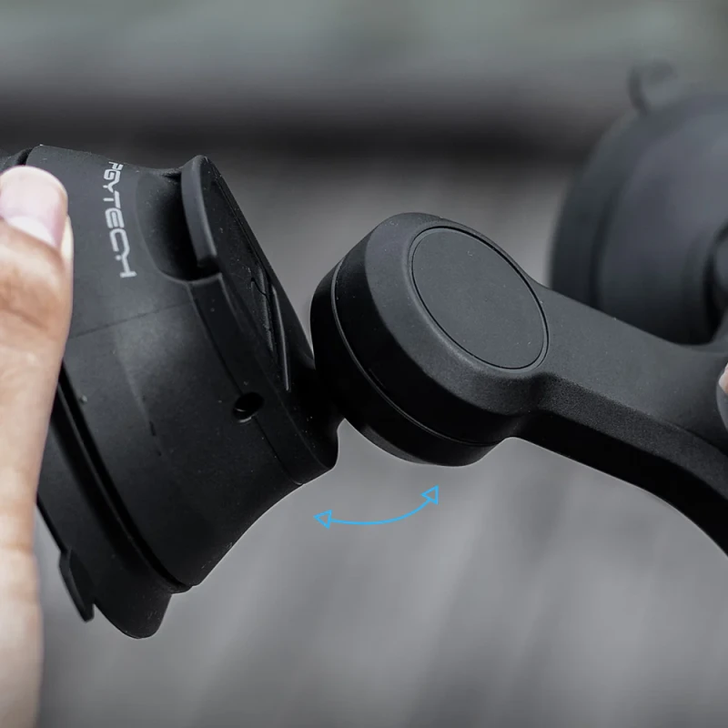 Uchwyt do kamer sportowych PGYTECH trójramienny z mocowaniem Suction Cup_2.webp