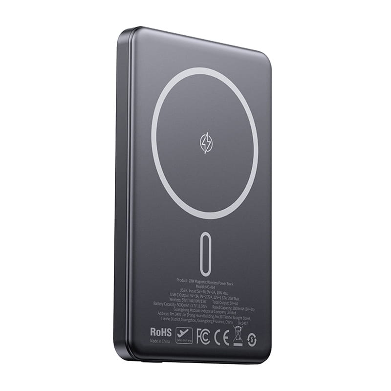 Powerbank Magnetyczny Mcdodo MC-4641 Ultra-Thin 5000mAh 1C, Bezprzewodowy (złoty)