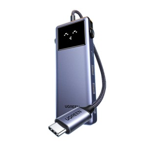 Hub USB-C Ugreen CM888 Uno, 7w1, USB-C 3.2 Gen1, PD 85W, HDMI, USB 3.0