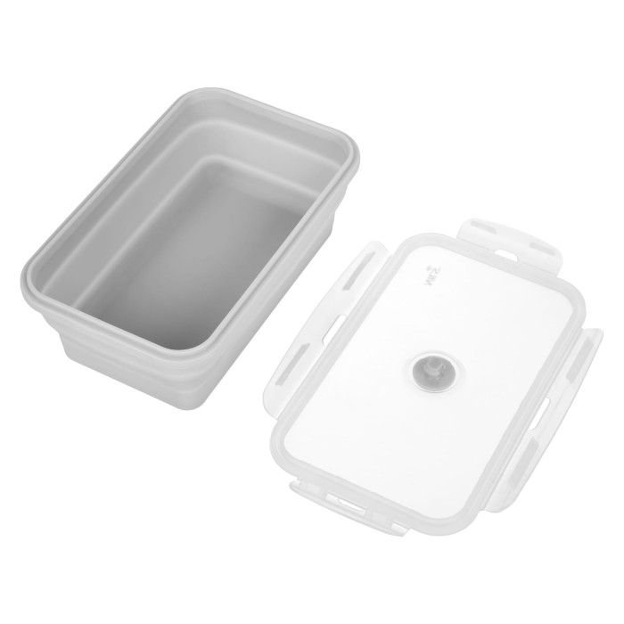 POJEMNIK / LUNCH BOX SKŁADANY SZARY 1200ML NILS CAMP NC4105