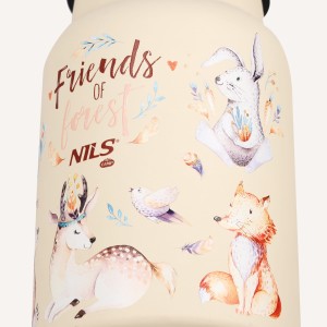 BUTELKA NA WODĘ 520ML STALOWA FOREST NILS CAMP NC3806
