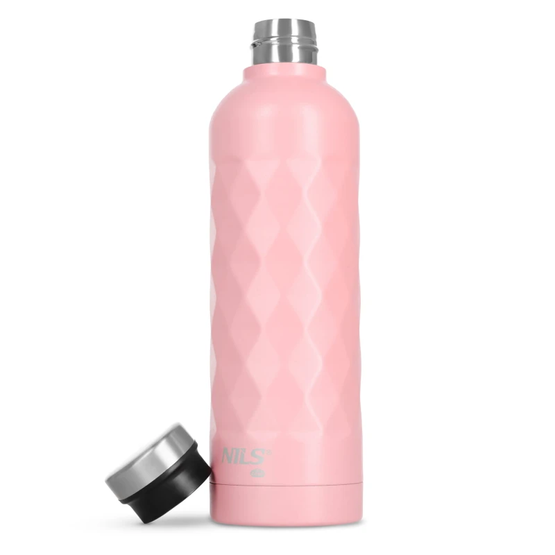 BUTELKA TURYSTYCZNA 750ML RÓŻOWA NILS CAMP NC3805