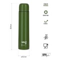 TERMOS TURYSTYCZNY 1000 ML ZIELONY NILS CAMP NC3804