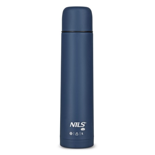 TERMOS TURYSTYCZNY 1000 ML NIEBIESKI NILS CAMP NC3804