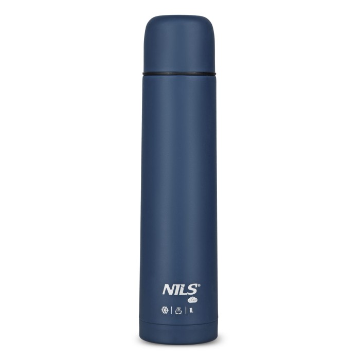 TERMOS TURYSTYCZNY 1000 ML NIEBIESKI NILS CAMP NC3804