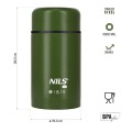 TERMOS OBIADOWY 1000ML ZIELONY NILS CAMP NC3802