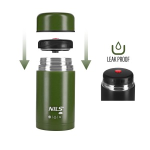 TERMOS OBIADOWY 1000ML ZIELONY NILS CAMP NC3802