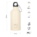 BUTELKA TURYSTYCZNA 550ML BEŻOWA NILS CAMP NC3801
