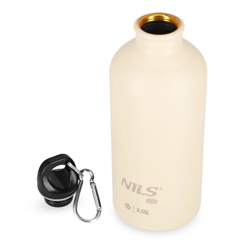 BUTELKA TURYSTYCZNA 550ML BEŻOWA NILS CAMP NC3801