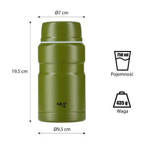 TERMOS ZESTAW 750ML NILS CAMP NCT02