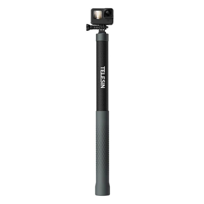 Selfie stick z włókna węglowego o długości 3m Telesin do kamer GP-MNP-300-3