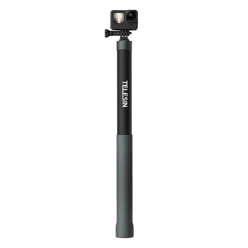 Selfie stick z włókna węglowego o długości 3m Telesin do kamer GP-MNP-300-3