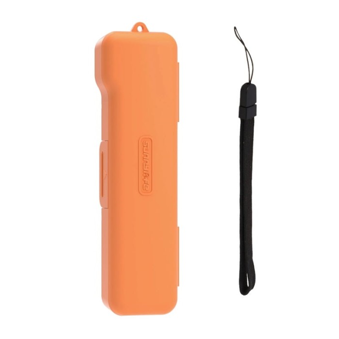 Etui ochronne Sunnylife z paskiem do Osmo Pocket 3 (pomarańczowe)