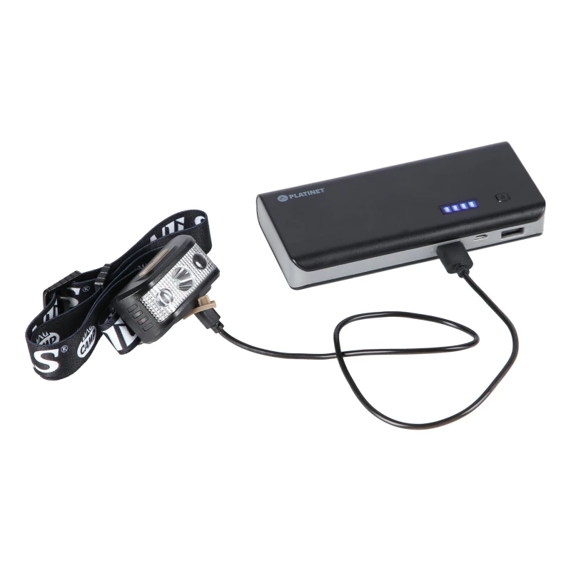 LATARKA CZOŁOWA USB 180 LM NILS CAMP NC0006