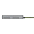 Czytnik kart USB-C Ugreen CM868, 2xSD 1xTF 170MB/s (szary)