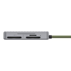 Czytnik kart USB-C Ugreen CM868, 2xSD 1xTF 170MB/s (szary)