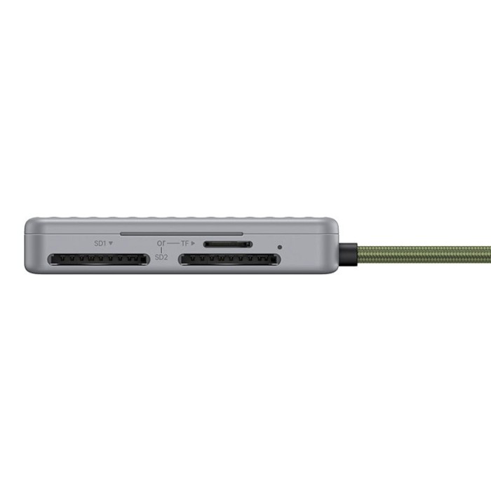 Czytnik kart USB-C Ugreen CM868, 2xSD 1xTF 170MB/s (szary)