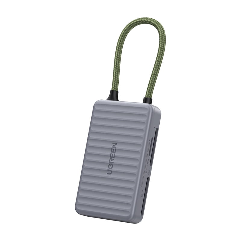 Czytnik kart USB-C Ugreen CM868, 2xSD 1xTF 170MB/s (szary)