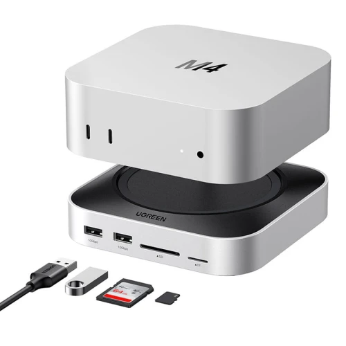 Stacja dokująca 11 w 1 Ugreen CM841 , USB-C (szara)