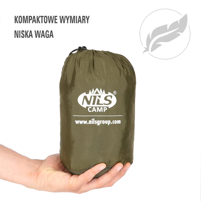 HAMAK Z MOSKITIERĄ NILS CAMP NC3116 ZIELONY