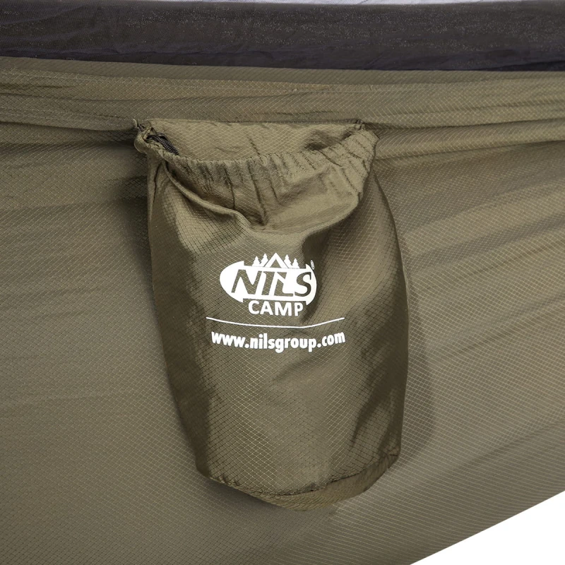 HAMAK Z MOSKITIERĄ NILS CAMP NC3116 ZIELONY