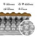 KARIMATA KEMPINGOWA DO SIEDZENIA Z PODBICIEM ALUMINIOWYM +IXPE 40 CM BRĄZOWA NILS CAMP NC17105