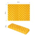 KARIMATA KEMPINGOWA DO SIEDZENIA Z PODBICIEM ALUMINIOWYM +IXPE 40 CM ŻÓŁTA NILS CAMP NC17105