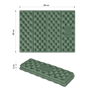 KARIMATA KEMPINGOWA DO SIEDZENIA Z PODBICIEM ALUMINIOWYM +IXPE 40 CM ZIELONA NILS CAMP NC17105