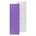 KARIMATA SKŁADANA TURYSTYCZNA Z PODBICIEM ALUMINIOWYM + XPE 195 CM FIOLETOWA NILS CAMP NC17103