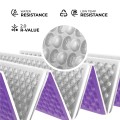 KARIMATA SKŁADANA TURYSTYCZNA Z PODBICIEM ALUMINIOWYM + XPE 195 CM FIOLETOWA NILS CAMP NC17103