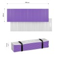 KARIMATA SKŁADANA TURYSTYCZNA Z PODBICIEM ALUMINIOWYM + XPE 195 CM FIOLETOWA NILS CAMP NC17103