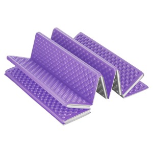 KARIMATA SKŁADANA TURYSTYCZNA Z PODBICIEM ALUMINIOWYM + XPE 195 CM FIOLETOWA NILS CAMP NC17103