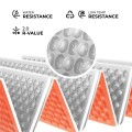 KARIMATA SKŁADANA TURYSTYCZNA Z PODBICIEM ALUMINIOWYM + XPE 195 CM POMARAŃCZOWA NILS CAMP NC17103