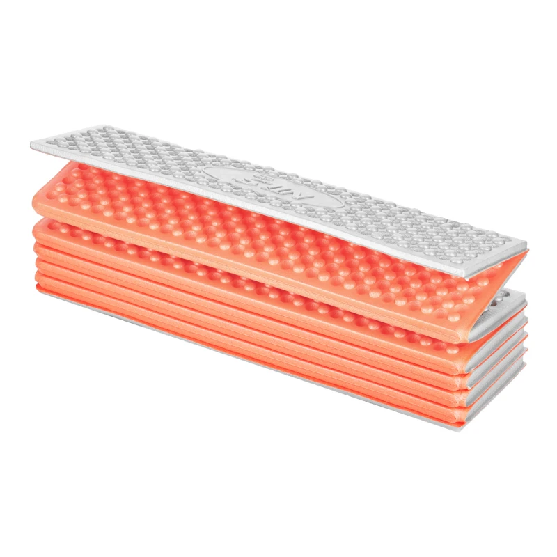 KARIMATA SKŁADANA TURYSTYCZNA Z PODBICIEM ALUMINIOWYM + XPE 195 CM POMARAŃCZOWA NILS CAMP NC17103