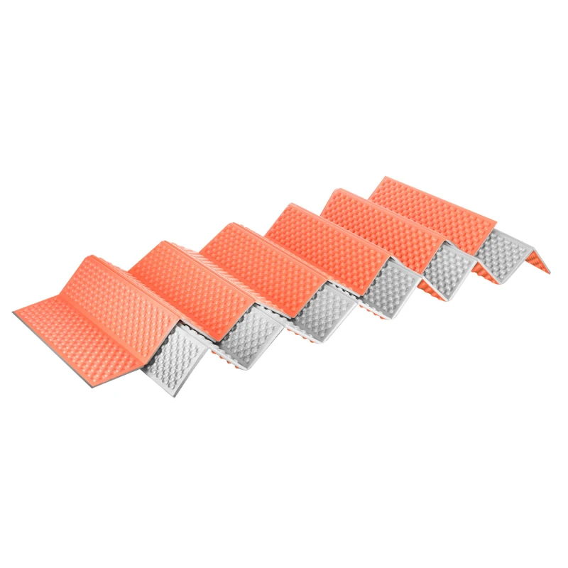 KARIMATA SKŁADANA TURYSTYCZNA Z PODBICIEM ALUMINIOWYM + XPE 195 CM POMARAŃCZOWA NILS CAMP NC17103