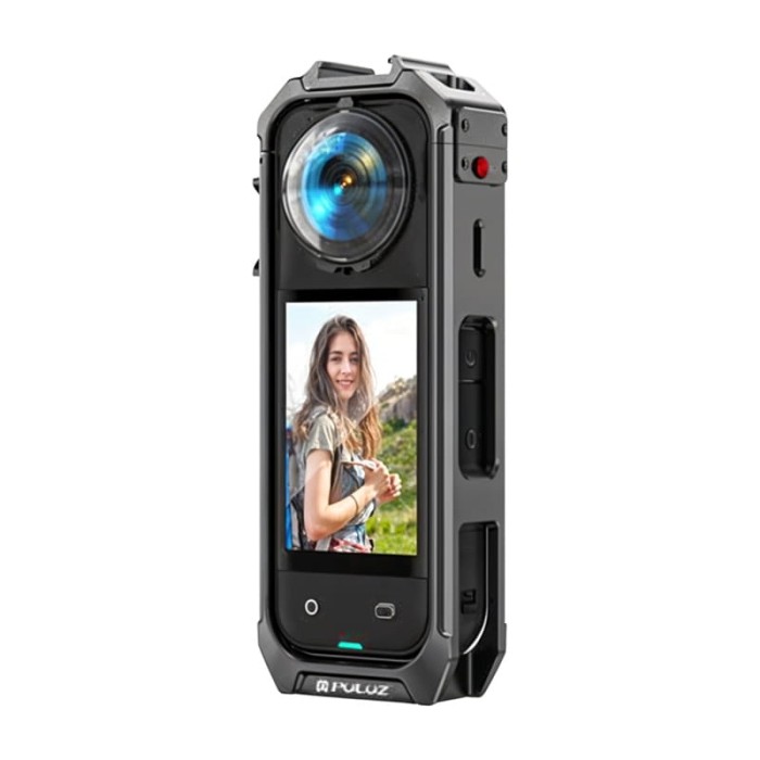 Metalowa obudowa ochronna z osłoną obiektywu PULUZ do Insta360 X5
