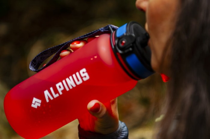 Butelka trytanowa Alpinus Trysil GOPR EDITION 650ml czerwono - niebieska