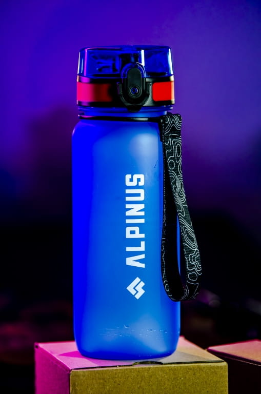 Butelka trytanowa Alpinus Trysil GOPR EDITION 650ml niebiesko-czerwona
