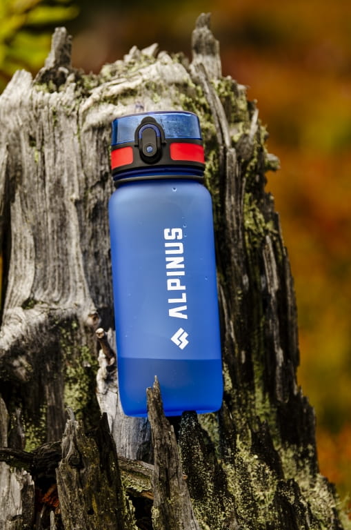 Butelka trytanowa Alpinus Trysil GOPR EDITION 650ml niebiesko-czerwona