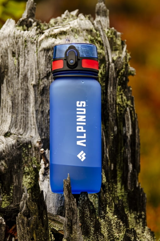 Butelka trytanowa Alpinus Trysil GOPR EDITION 650ml niebiesko-czerwona