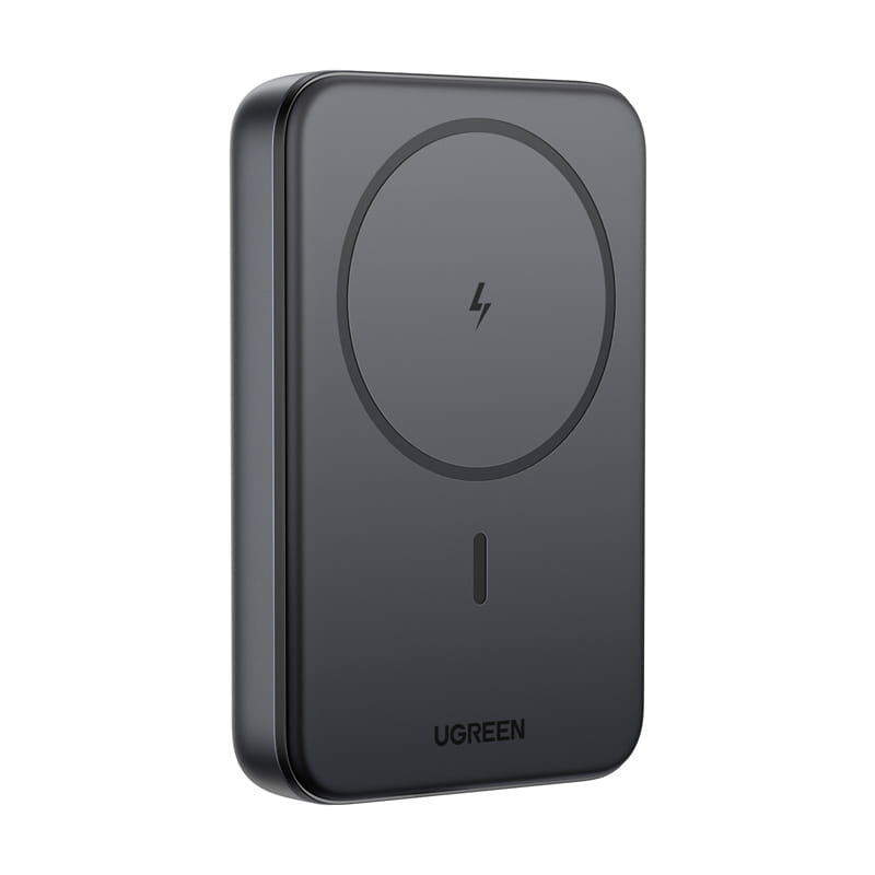 Powerbank magnetyczny 10000mAh Ugreen PB763, Qi2, USB-C, 20W (czarny)