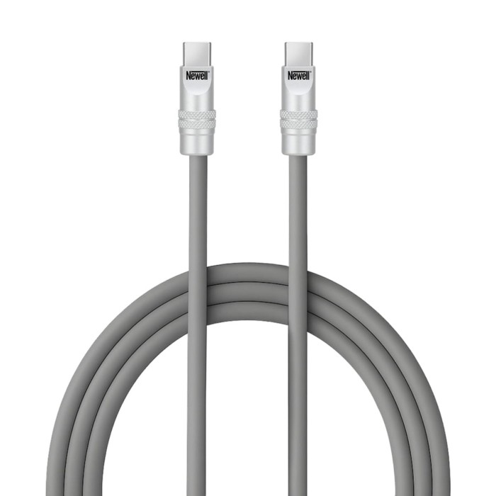 Kabel Newell USB-C - USB-C 100 W, 2 m, silikonowy, szary_02_HD.jpg