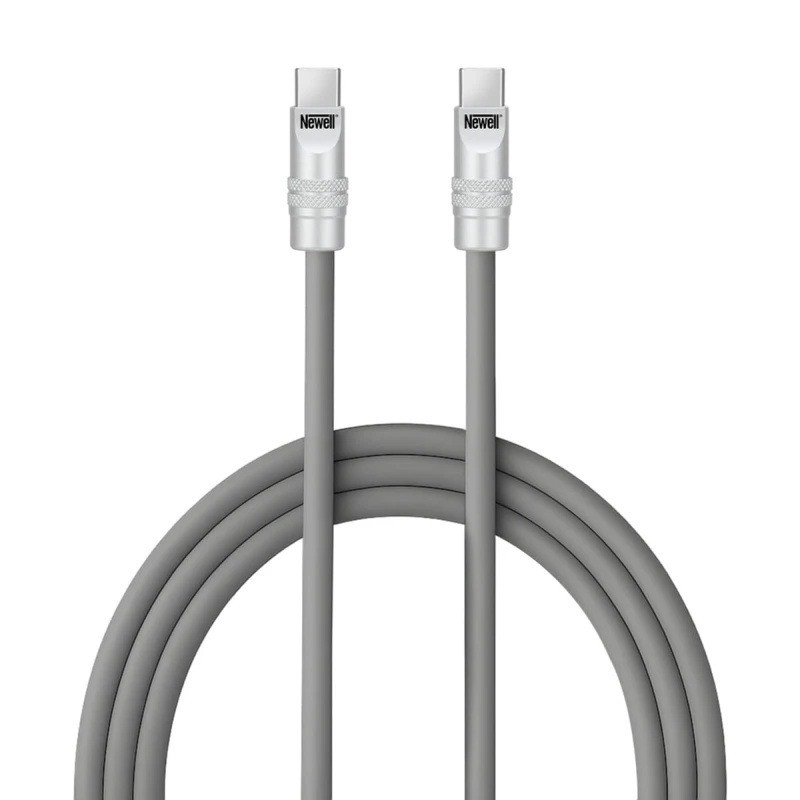 Kabel Newell USB-C - USB-C 100 W, 2 m, silikonowy, szary_02_HD.jpg