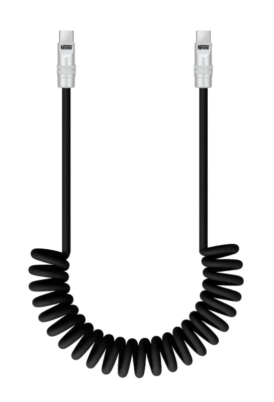 Kabel Newell USB-C - USB-C 100 W, 1,5 m, silikonowy, spiralny, czarny_02_HD.jpg